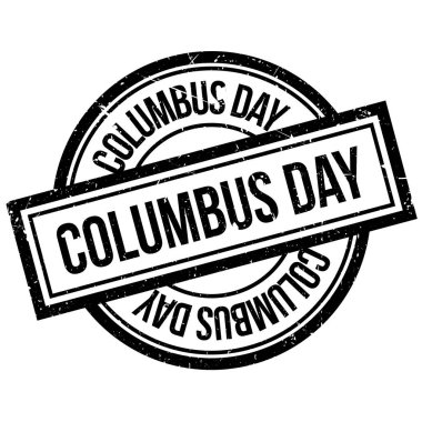 Kolomb Günü lastik damgası