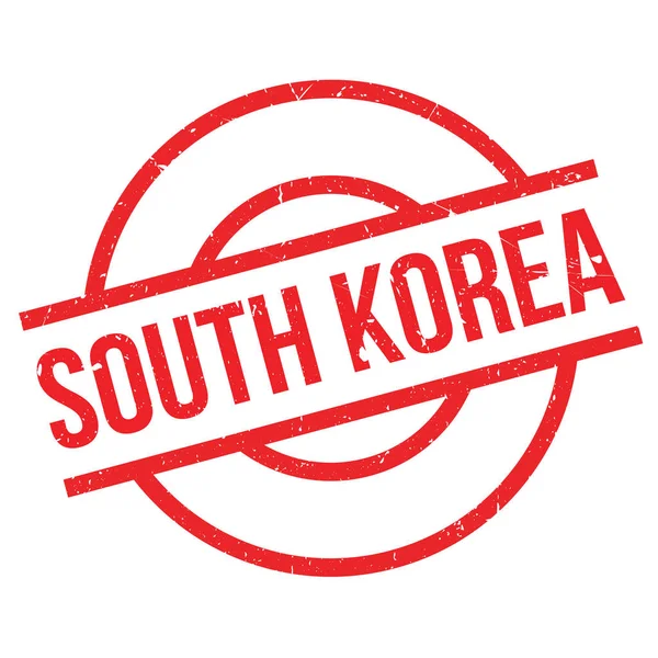 Timbro di gomma Corea del Sud — Vettoriale Stock