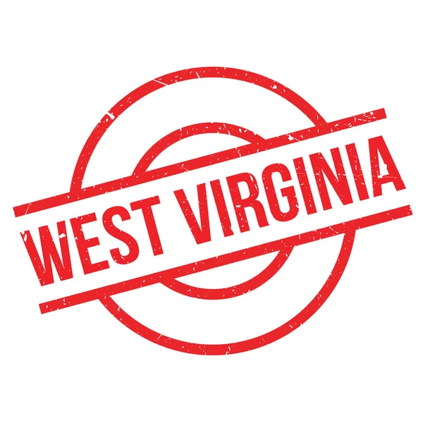 West Virginia Carimbo de borracha —  Vetores de Stock