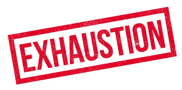 Exhaustion rubber stamp