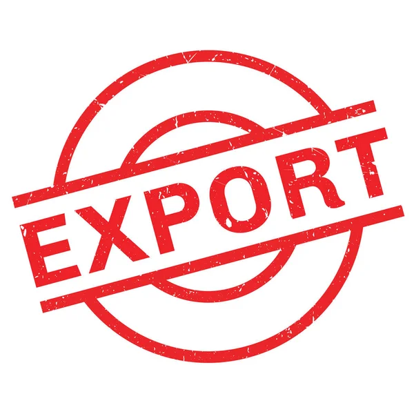 Exportera gummistämpel — Stock vektor