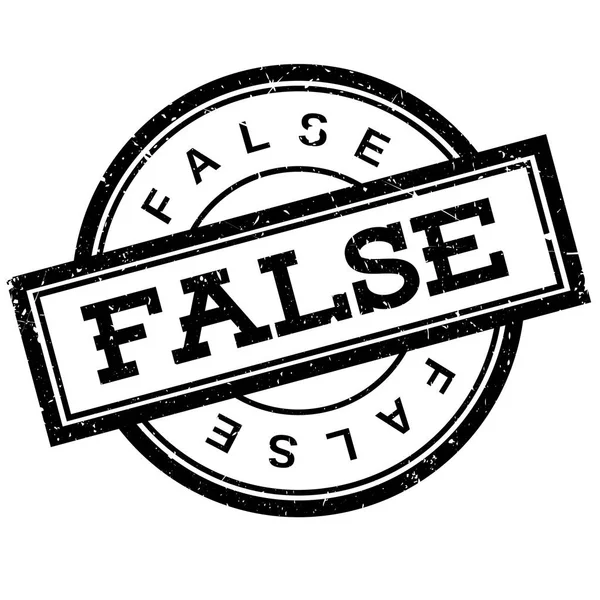 False rubber stamp — Stock Vector