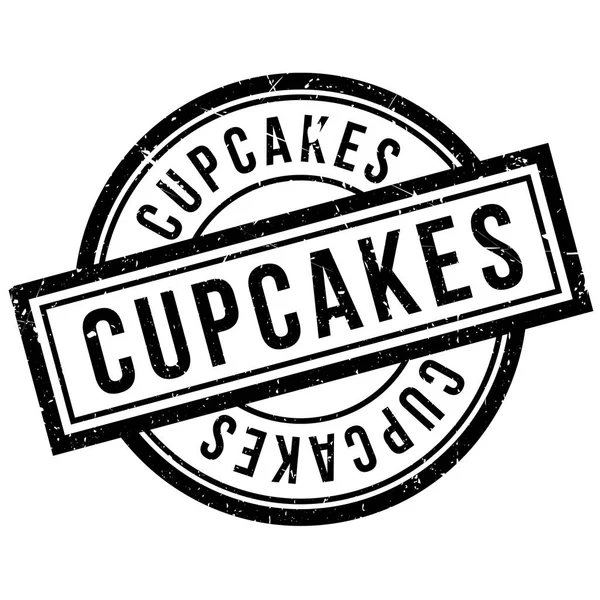 Cupcakes sello de goma — Archivo Imágenes Vectoriales
