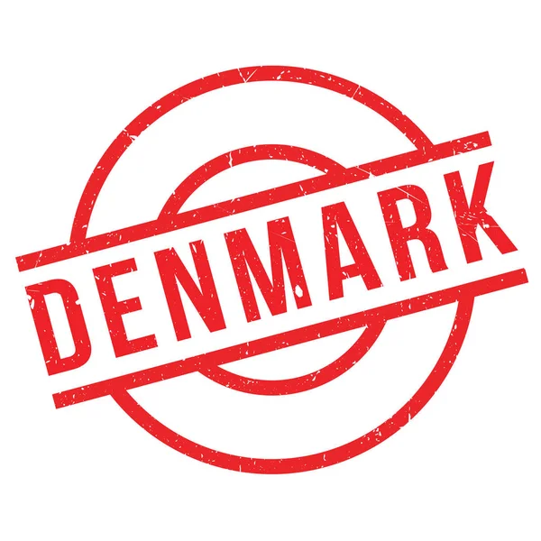 Dinamarca Sello de goma — Vector de stock