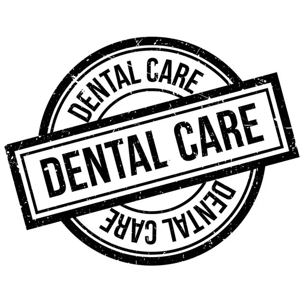 Dental Care gummistämpel — Stock vektor