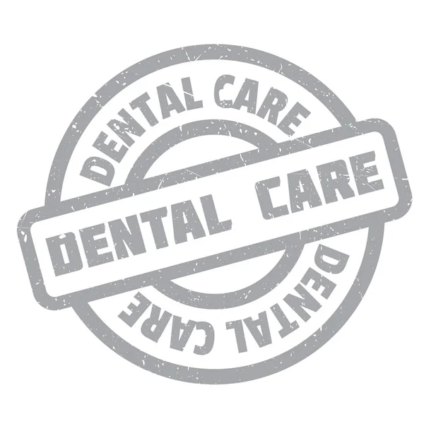 Dental Care gummistämpel — Stock vektor