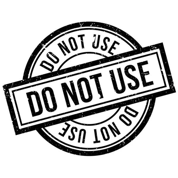 Do Not Use rubber stamp — Stock Vector