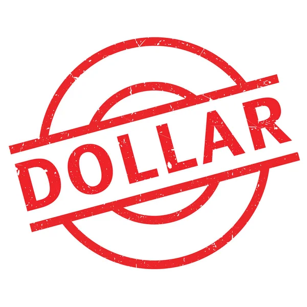 Carimbo de borracha dólar — Vetor de Stock