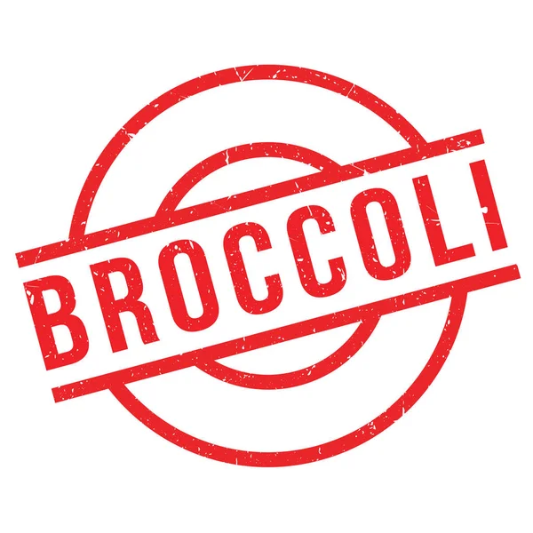 Timbro di gomma broccoli — Vettoriale Stock