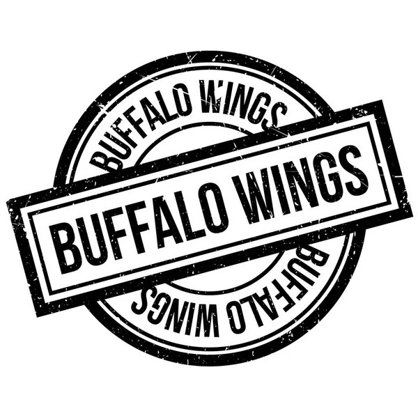 Резиновая марка Buffalo Wings — стоковый вектор