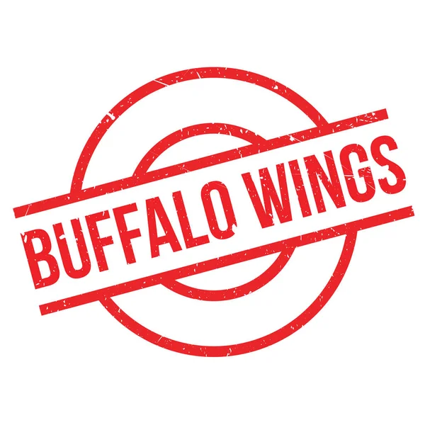 Резиновая марка Buffalo Wings — стоковый вектор