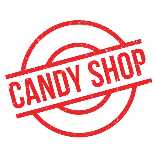 Candy Shop tampon en caoutchouc — Image vectorielle