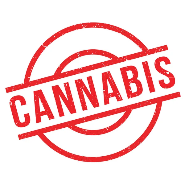 Cannabis-Stempel — Stockvektor