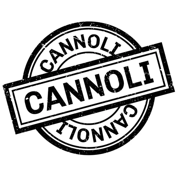 Cannoli 고무 스탬프 — 스톡 벡터