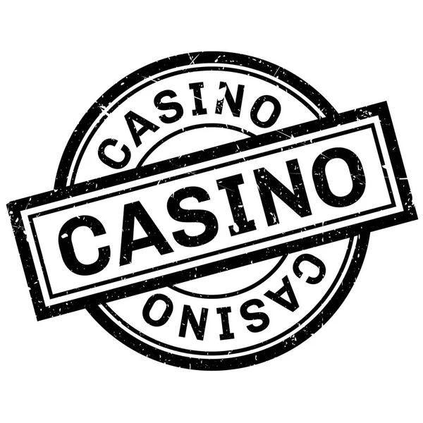 Carimbo de borracha Casino — Vetor de Stock