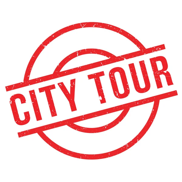 City Tour Rubberstempel — Stockvector