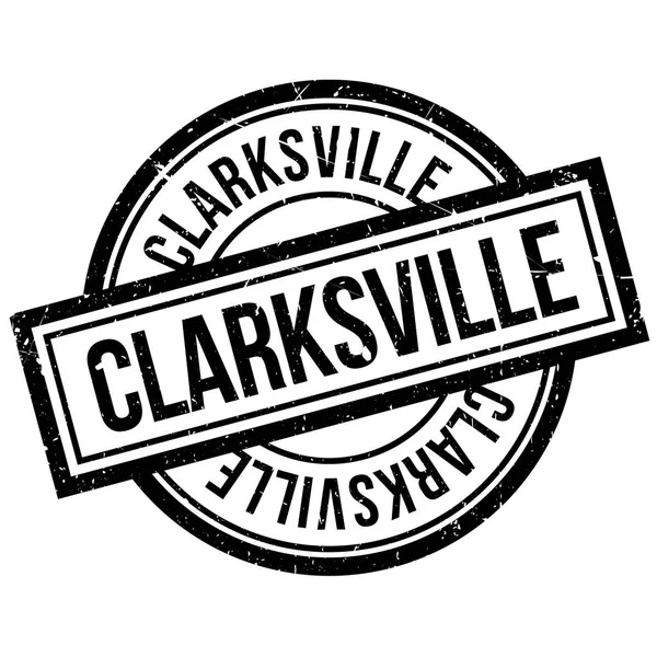 Timbre en caoutchouc Clarksville — Image vectorielle
