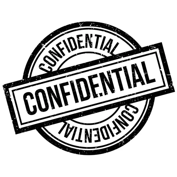 Sello de goma confidencial — Vector de stock