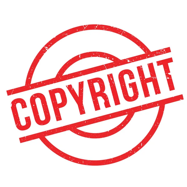 Sello de goma de copyright — Vector de stock