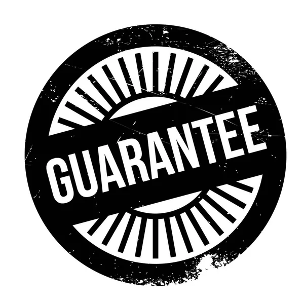 Guarantee stamp. Grunge design with dust scratches. — Stock Vector