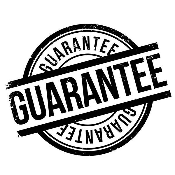 Guarantee stamp. Grunge design with dust scratches. — Stock Vector