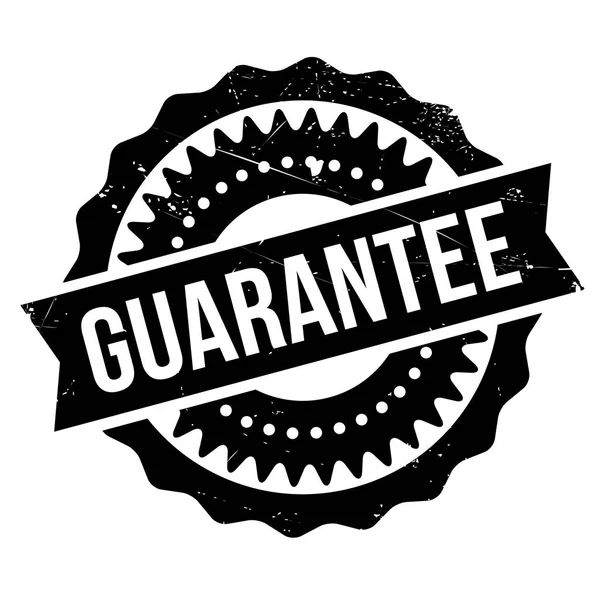 Guarantee stamp. Grunge design with dust scratches. — Stock Vector