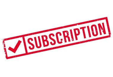 Abonelik damgası. Grunge tasarım toz çizikler ile.