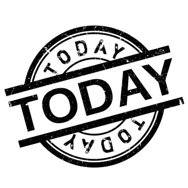 Bugün damgası. Grunge tasarım toz çizikler ile