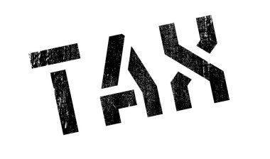 Vergi pul. Grunge tasarım toz çizikler ile.