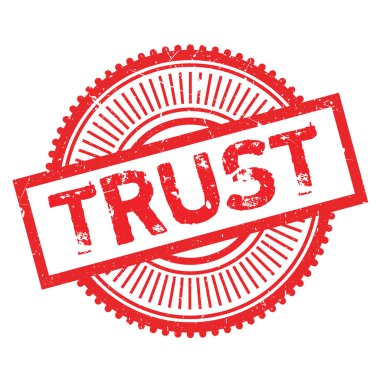 Damga güven. Grunge tasarım toz çizikler ile. 