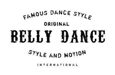 Ünlü dans stili, göbek dansı damga