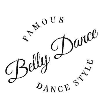 Ünlü dans stili, göbek dansı damga