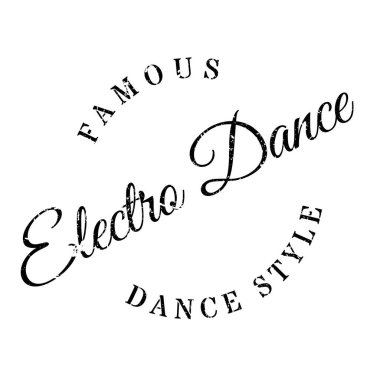 Ünlü dans stili, elektro dans damgası