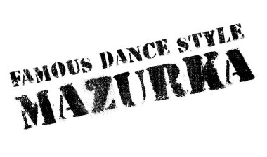 Ünlü dans stili, Mazurka damgası