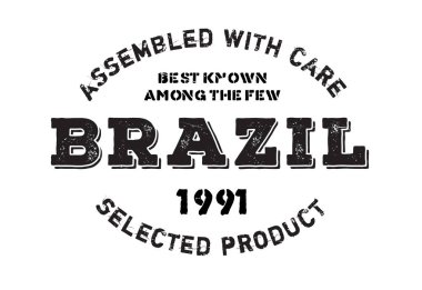 Brezilya lastik damgalamak içinde monte