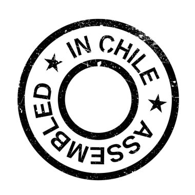 Şili lastik damgalamak içinde monte