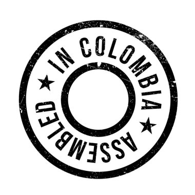 Kolombiya lastik damgalamak içinde monte