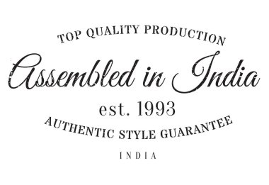 Hindistan lastik damgalamak içinde monte