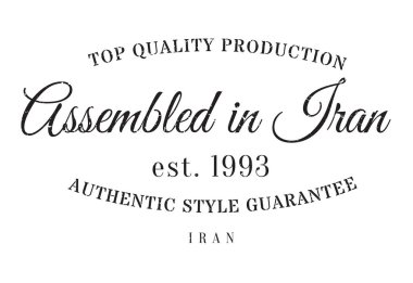 Iran lastik damgalamak içinde monte