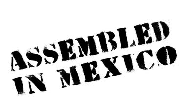 Meksika lastik damgalamak içinde monte