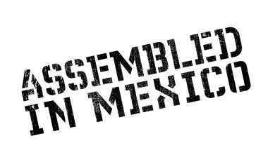 Meksika lastik damgalamak içinde monte