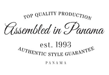 Panama lastik damgalamak içinde monte