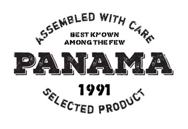 Panama lastik damgalamak içinde monte