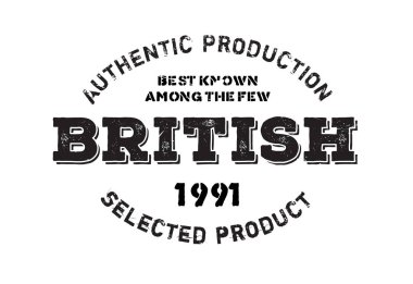 otantik İngiliz ürünü damgası