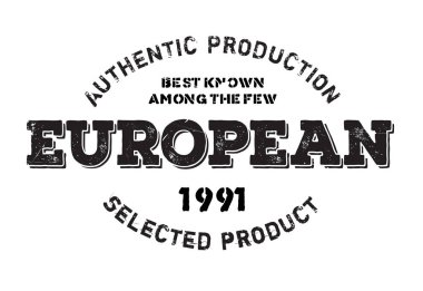 Otantik Avrupa ürün damgası