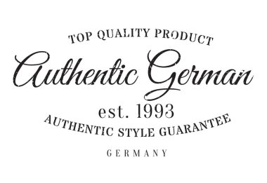 otantik Alman ürün damgası