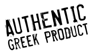 otantik Yunan ürünü damgası