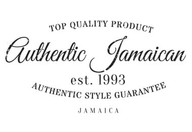 otantik Jamaika ürün damgası