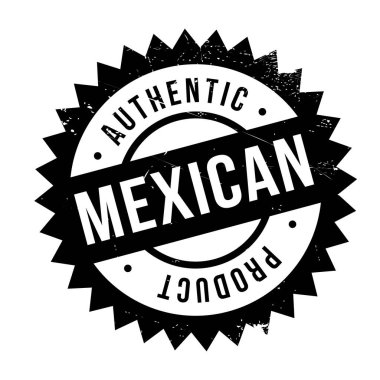 otantik Meksika ürün damgası