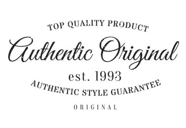 Otantik orijinal ürün damgası
